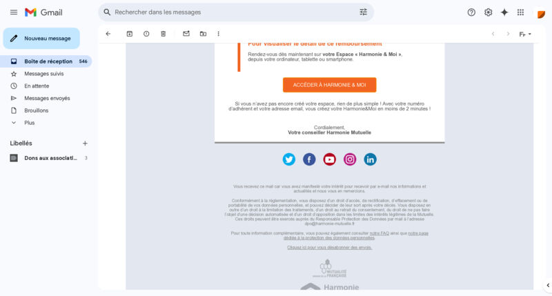 Harmonie Mutuelle | 6 signalements