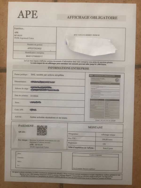 Contactapefrance.fr 19 signalements 22 commentaires