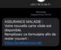 sms assurance maladie 