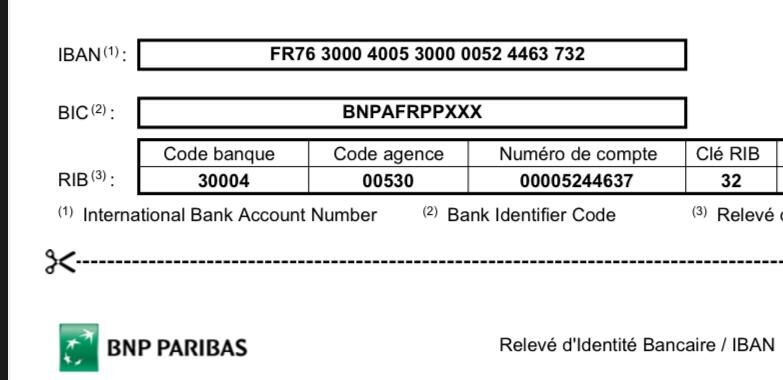 Fr76 3000 4021 1800 0101 3711 792 Paypal www.signal-arnaques.com