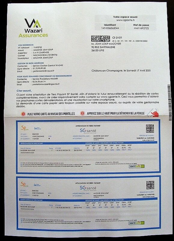 Wazari mutuelle santé mon compte
