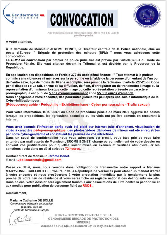 Police Infos Fr Autre Arnaque 2 Commentaires
