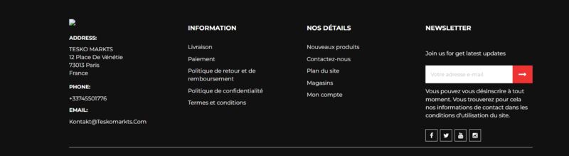teskomarkts.com  kontakt@teskomarkts.com  Site internet frauduleux
