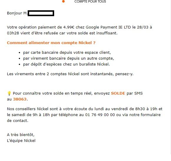 Google Payment IE LTD 10 signalements 12 commentaires
