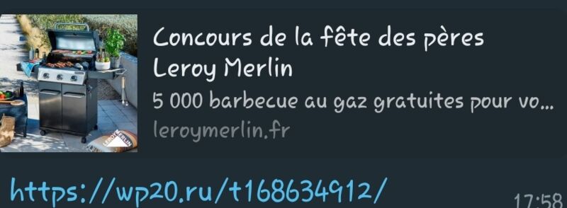 Concours Leroy Merlin Fete Des Peres Barbecue