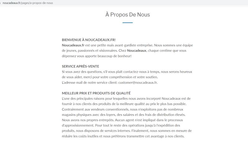 Noucadeau.fr betrouwbaar? Check meer dan reviews! - Webshopchecker