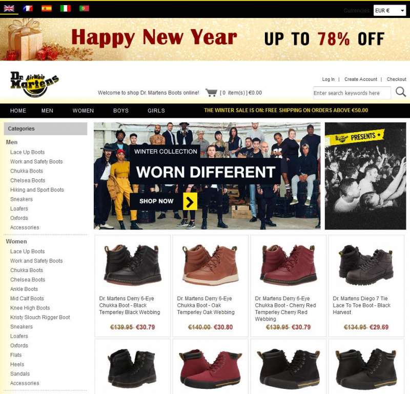 dr martens site