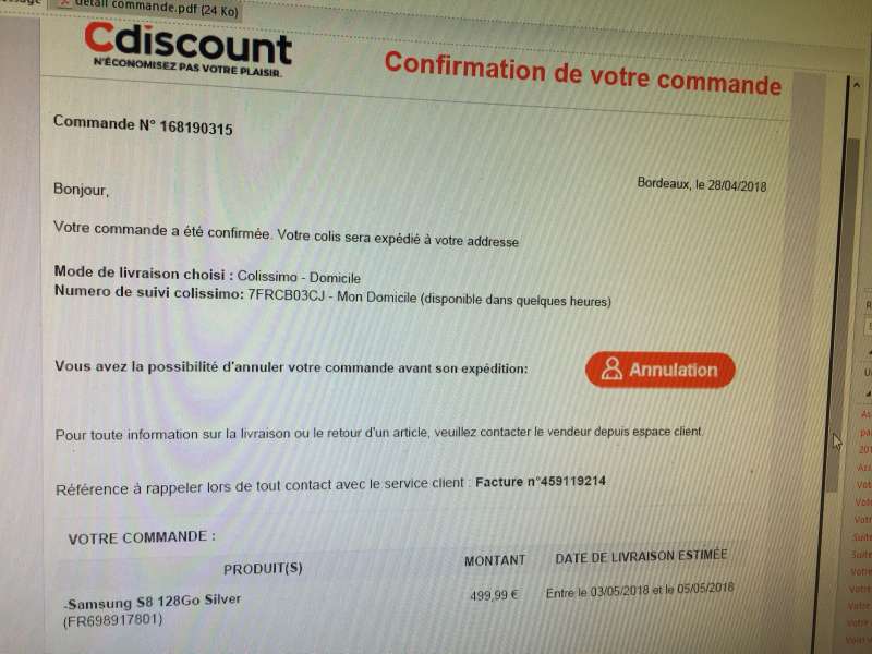 Cds-suivi@cdiscountpro.fr | 2 signalements | 6 commentaires