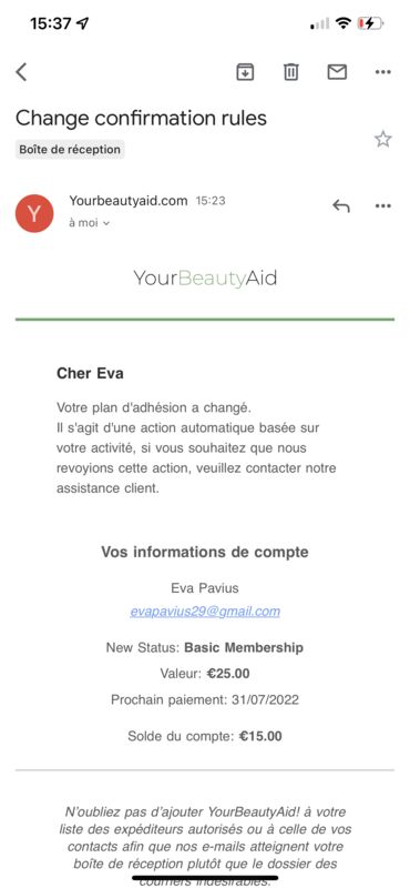 yourbeautyaid.com | Site internet frauduleux | 12 commentaires