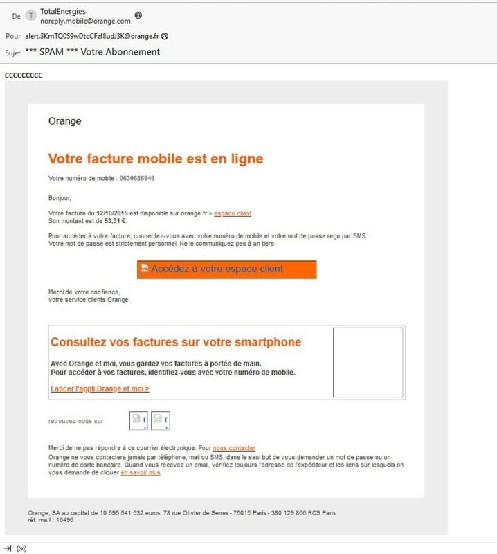 Top 40+ imagen mail orange facture fr.thptnganamst.edu.vn