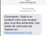 sms Chronopost