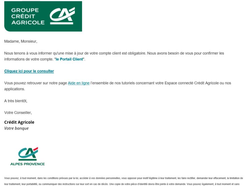 Crédit Agricole Mise à jour | 2 signalements | 2 commentaires