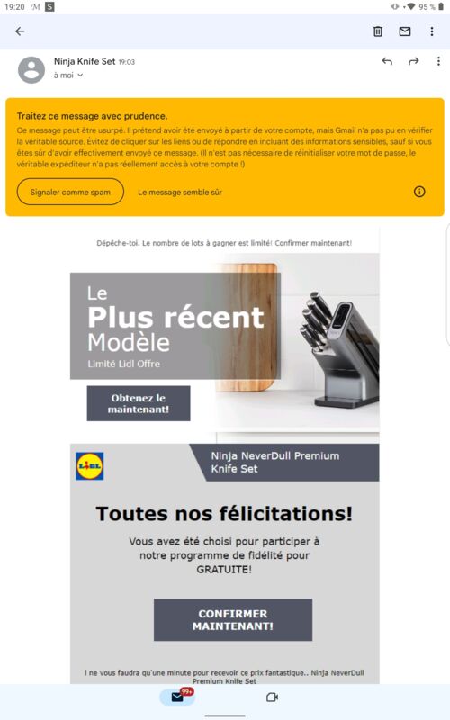 Ninja Knife Set 1 signalement 1 commentaire