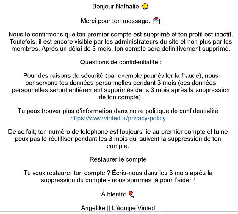 Avis et Réclamation Vinted - Transaction frauduleuse Vinted / abus