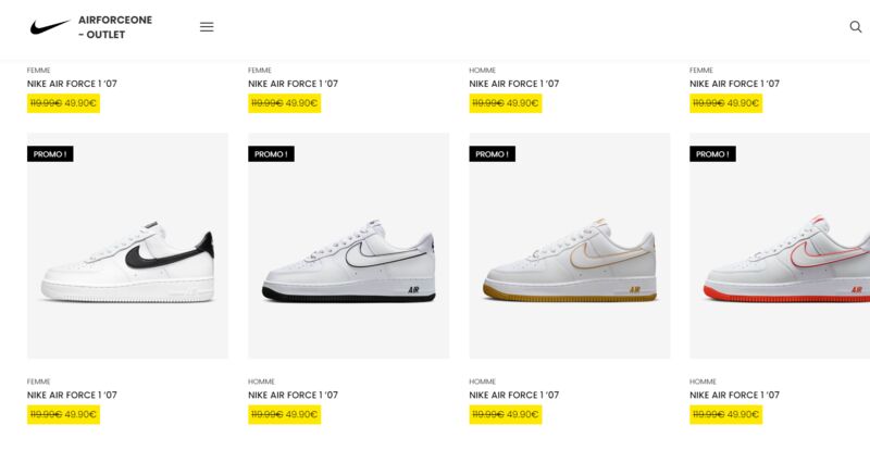 Air force deals one outlet