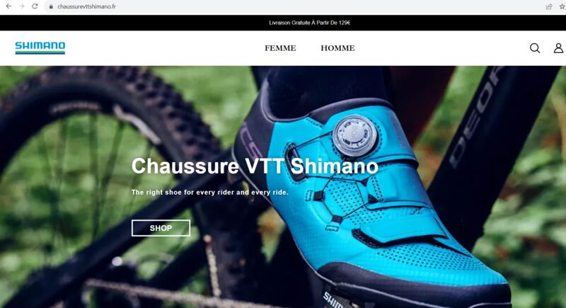 site internet chaussure