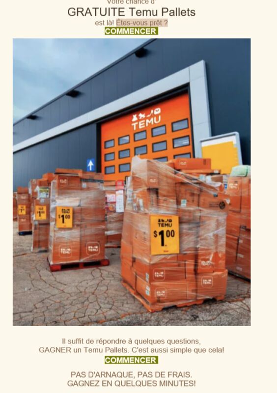 Oceanic.sbs Noreplymailmutuelle.fr TEMU pallets 1 signalement