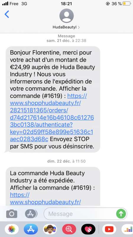 J'ai Cliqué Sur Un Lien Phishing Huda Beauty Industry | Arnaque identité (Phishing) | 6 commentaires