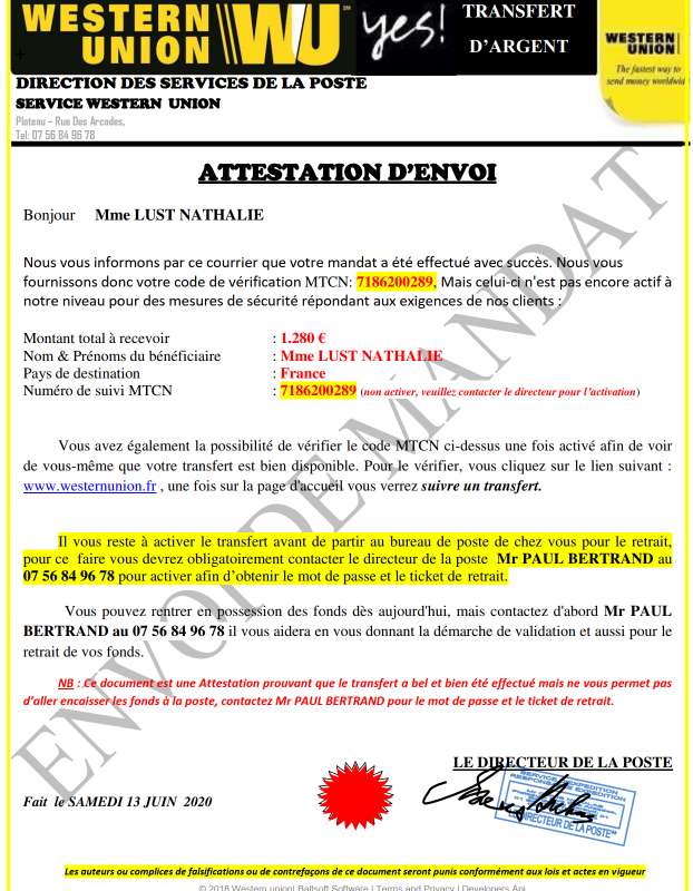 Jmontagne72 Gmail Com 0756858054 Montagne Arnaque Identite Phishing