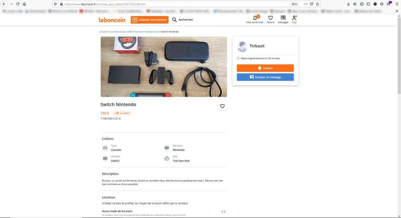 Thibault Arnaque Site Annonce 2 Commentaires