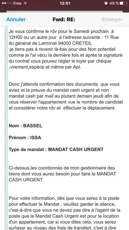 Fmathu75015 Hotmail Com 0644683312 Jean Noel Giorgi Arnaque Site Annonce 4 Commentaires