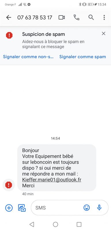 Kieffer Marie01 Outlook Fr Arnaque Site Annonce