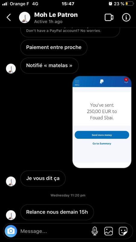 mohlepatron68 hotmail com mohlepatron arnaque reseaux sociaux 1 commentaire